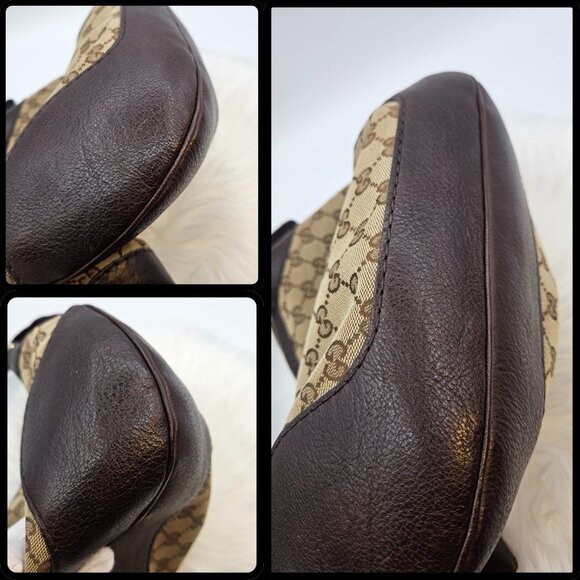 Gucci Monogram Canvas Hobo Bag - Picture 12 of 17